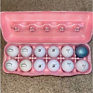 12 Used Golf Balls